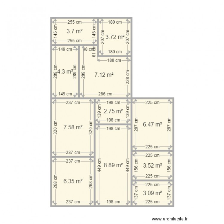 chevrerie desert. Plan de 0 pièce et 0 m2