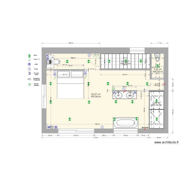 Tritons ch maitre V3 1007 elec A4. Plan de 0 pièce et 0 m2