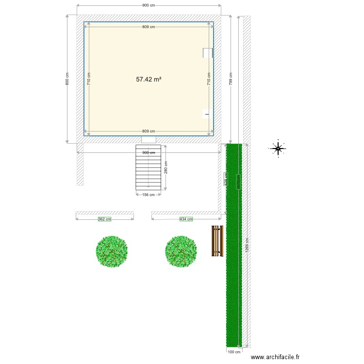 Maison PASCAL et extérieur. Plan de 0 pièce et 0 m2