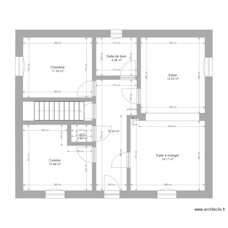 SALOMON. Plan de 0 pièce et 0 m2