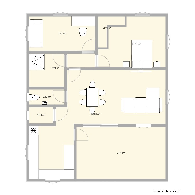 aldente. Plan de 0 pièce et 0 m2