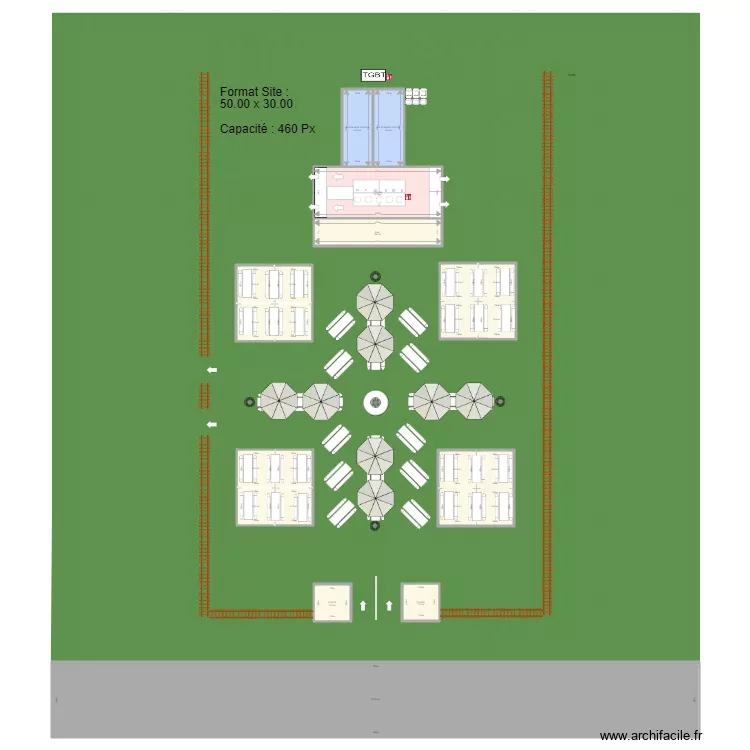 Restaurant 2 OK . Plan de 