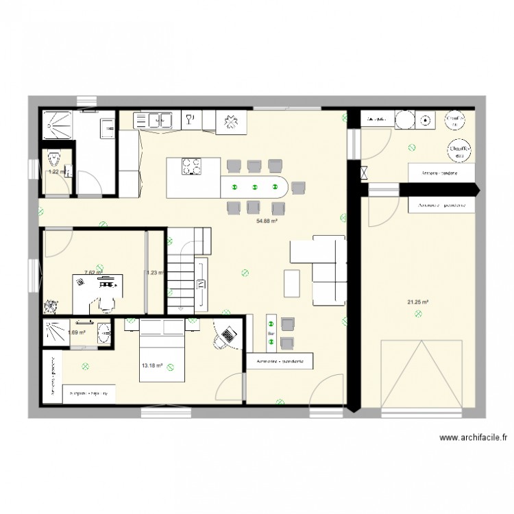 projet pavillon AG. Plan de 0 pièce et 0 m2