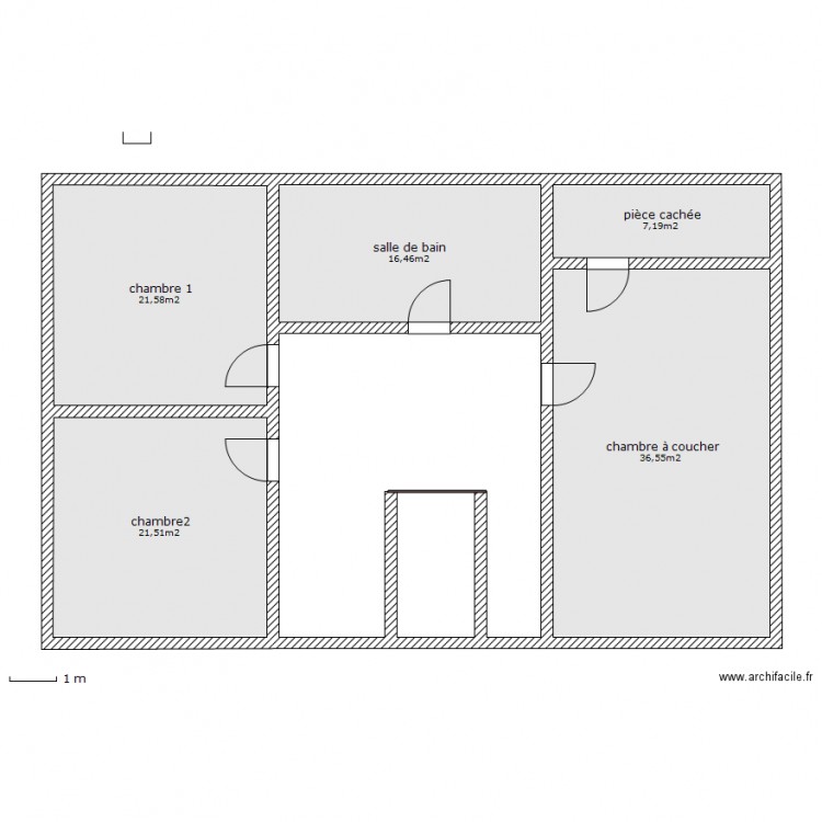 étage 1 maison 1. Plan de 0 pièce et 0 m2