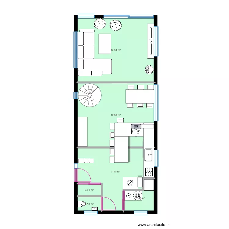 Grange colima&ccedil;on . Plan de 