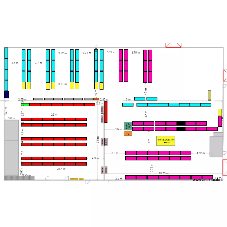 ENTREPOT format SOUHAIT 4. Plan de ENTREPOT format SOUHAIT 4. Plan de