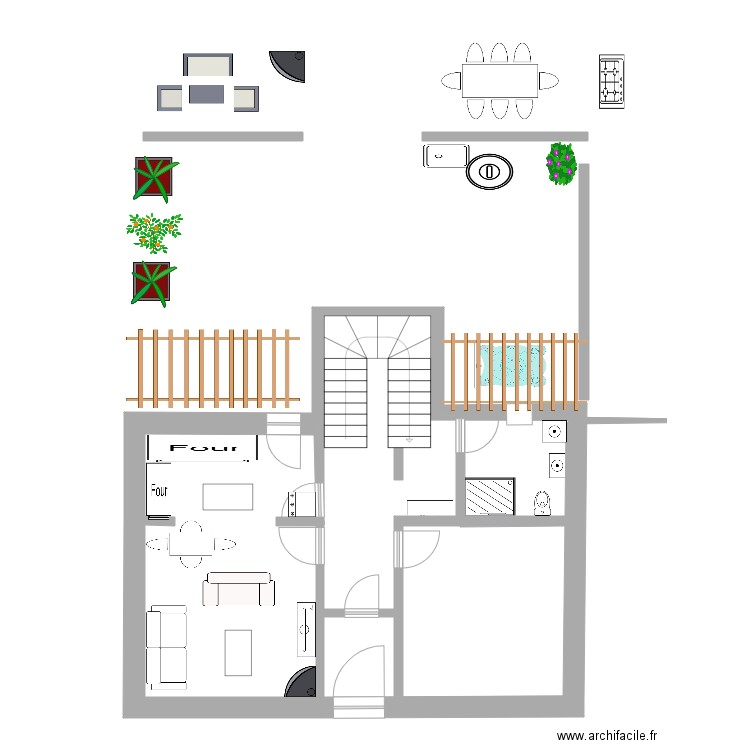 Casa garaje dcha . Plan de 0 pièce et 0 m2