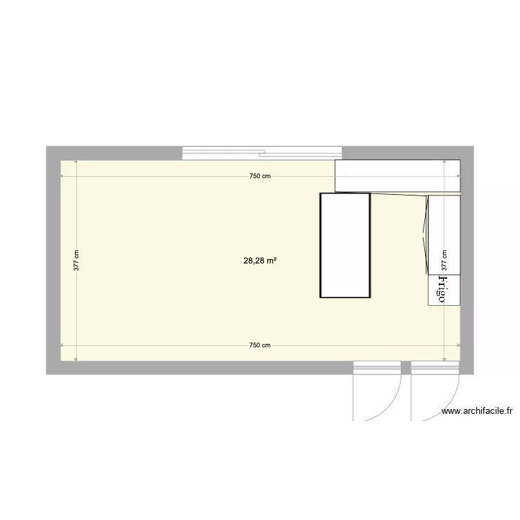 projet Isabelle et guy. Plan de 