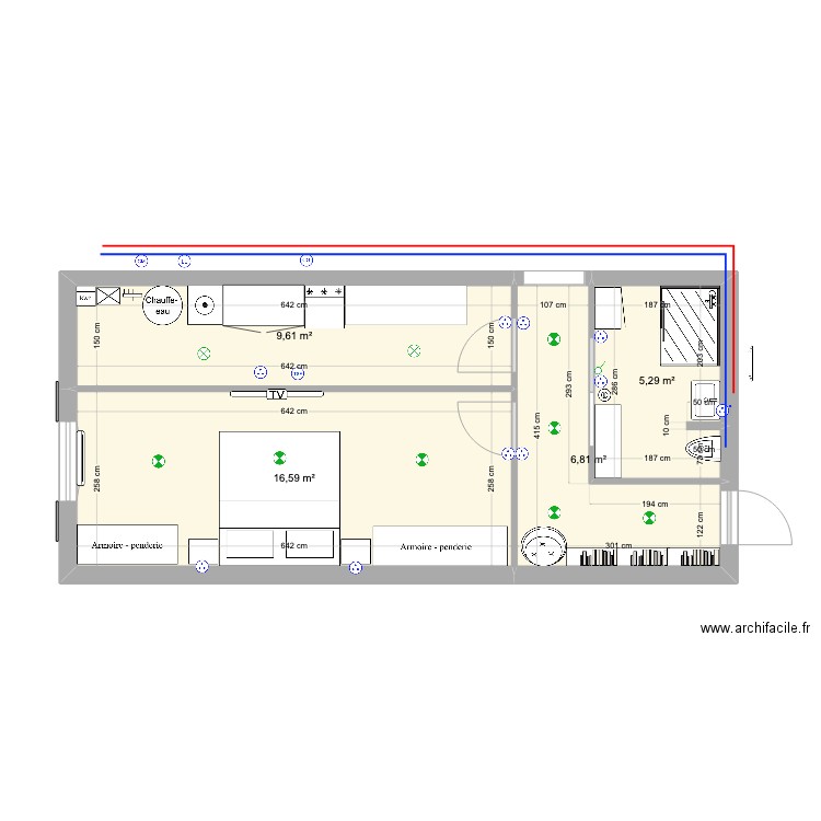buanderie 3 bis . Plan de 0 pièce et 0 m2