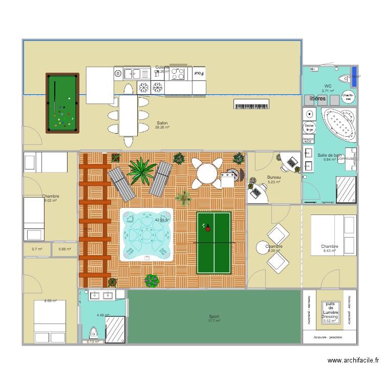 MAISON CONTAINER. Plan de 0 pièce et 0 m2