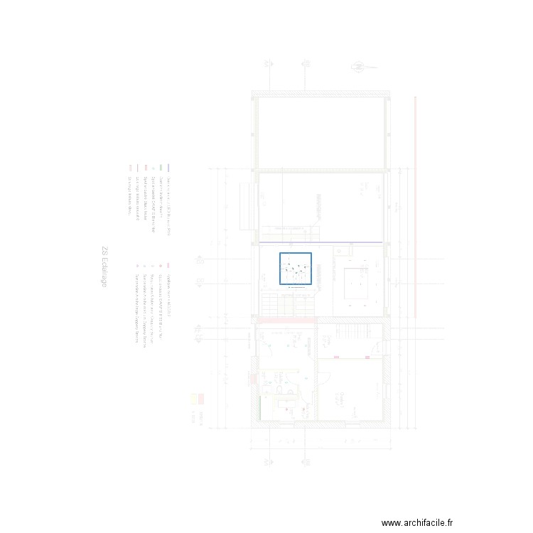 SCHORR LODES. Plan de 1 pièce et 4 m2