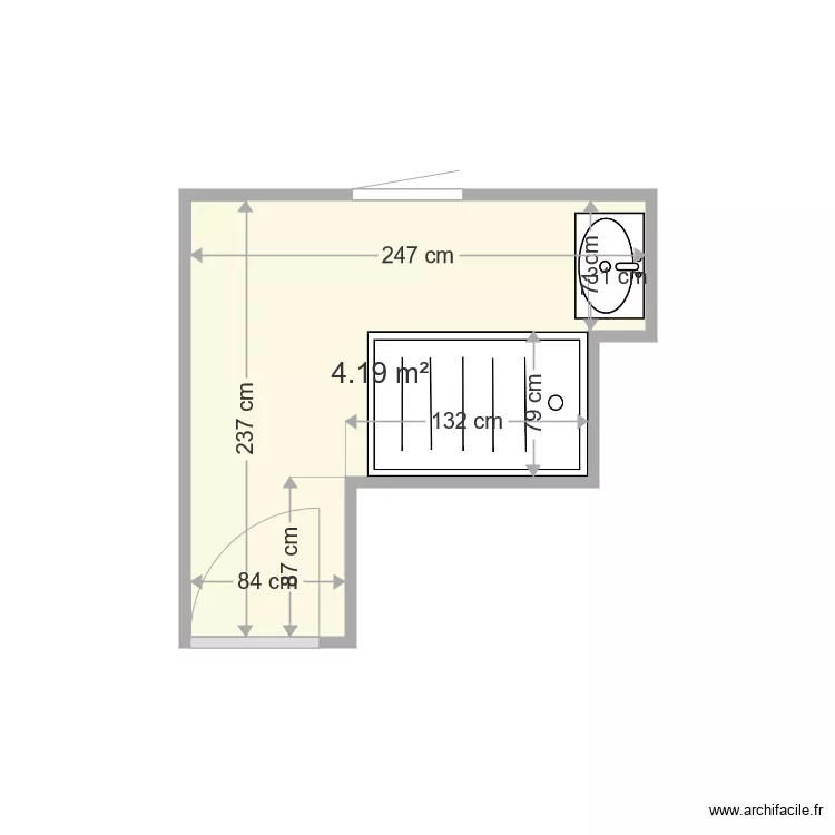 LEGRAS LUCIENE. Plan de 