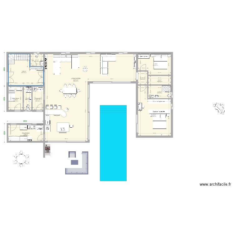 LIPA 1 and 8 with second floor. Plan de 0 pièce et 0 m2