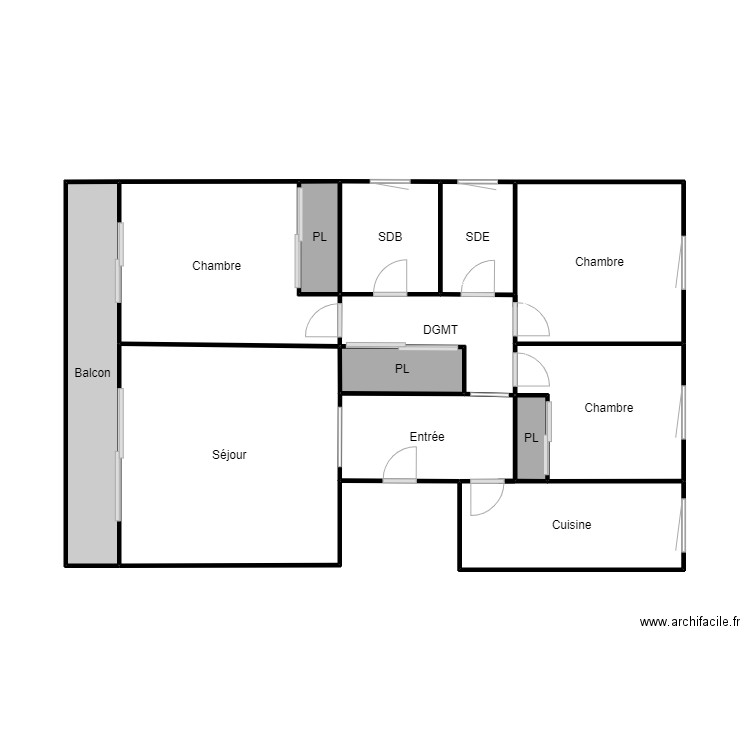 Casanova 1. Plan de 0 pièce et 0 m2