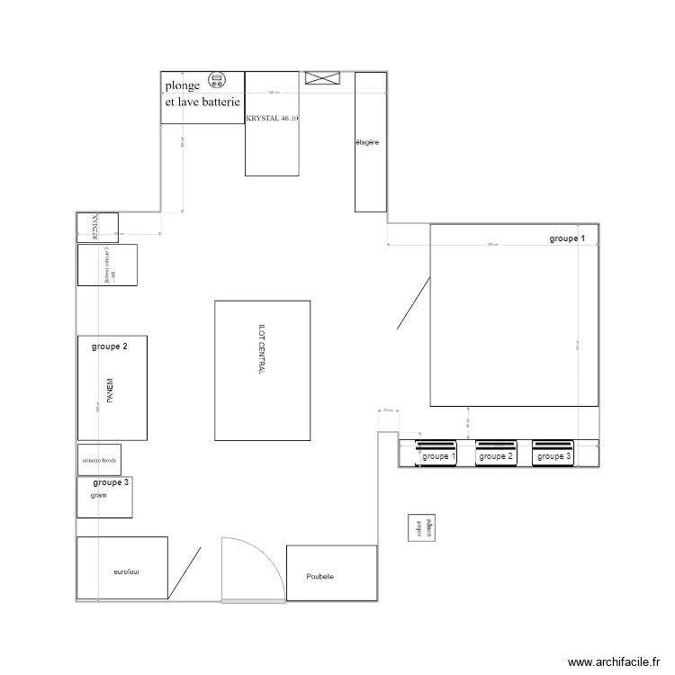 PLAN CHAMBRE . Plan de 