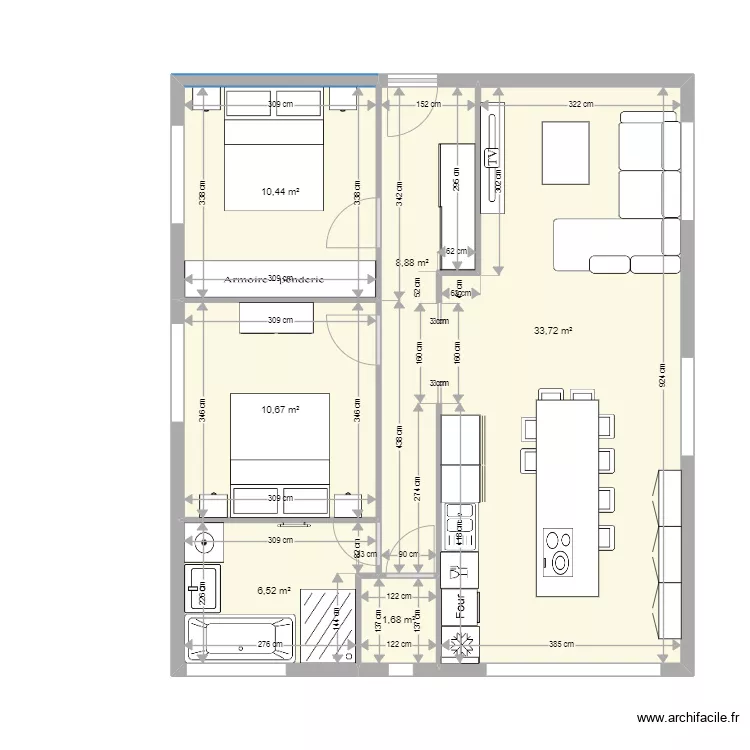 Etage Lagardelle version 01 10 22. Plan de 