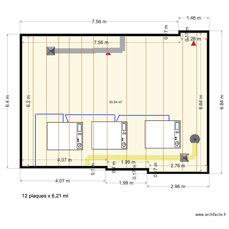 terrasse  sur planche bois  . Plan de 0 pièce et 0 m2