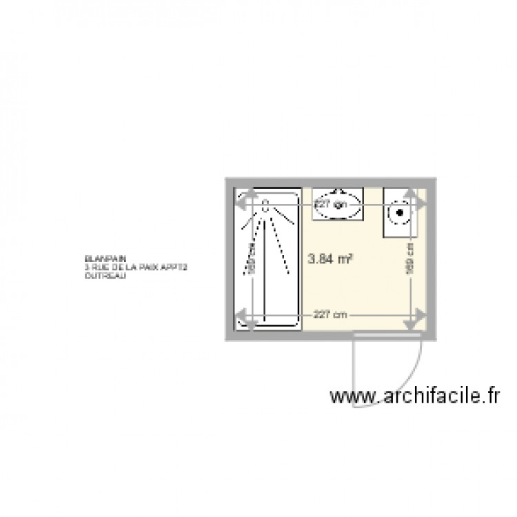 BLAMPIN . Plan de 0 pièce et 0 m2