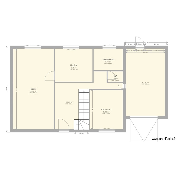 maison neo bretonne. Plan de 0 pièce et 0 m2