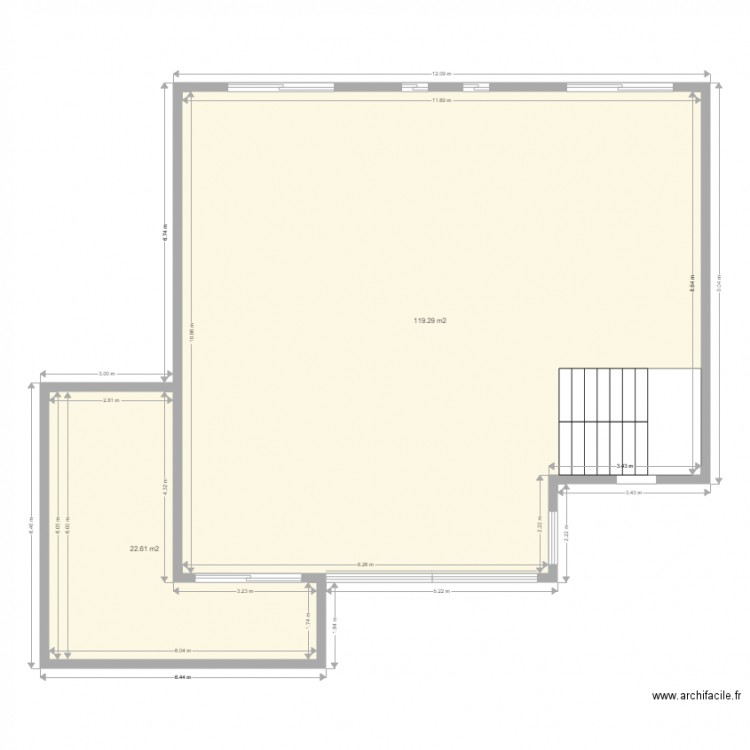 etage 1. Plan de 0 pièce et 0 m2