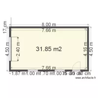 Plan garage 8 par 45