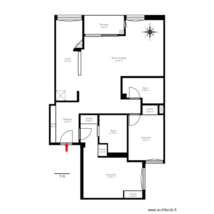 ED CASTOR ESCALA B 3 1 ESCALDES. Plan de 0 pièce et 0 m2