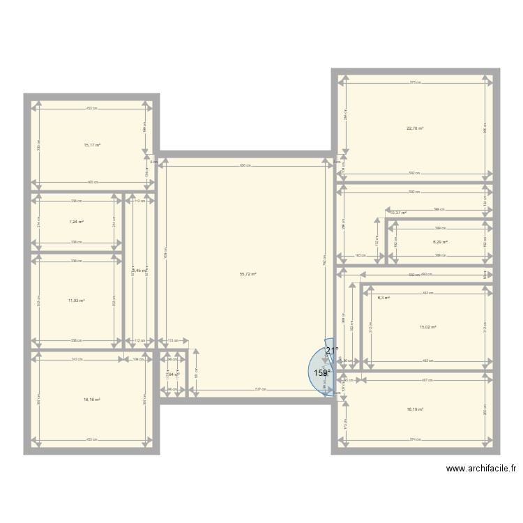 plein pied valetoliv1. Plan de 0 pièce et 0 m2