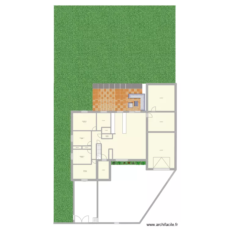 agrandissement 1. Plan de 