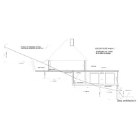 Coupe perspective vide sanitaire 1 m