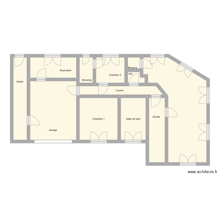 archifacilesauvregarde. Plan de 0 pièce et 0 m2