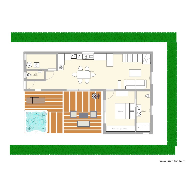 plan maison terrain auriol. Plan de 0 pièce et 0 m2