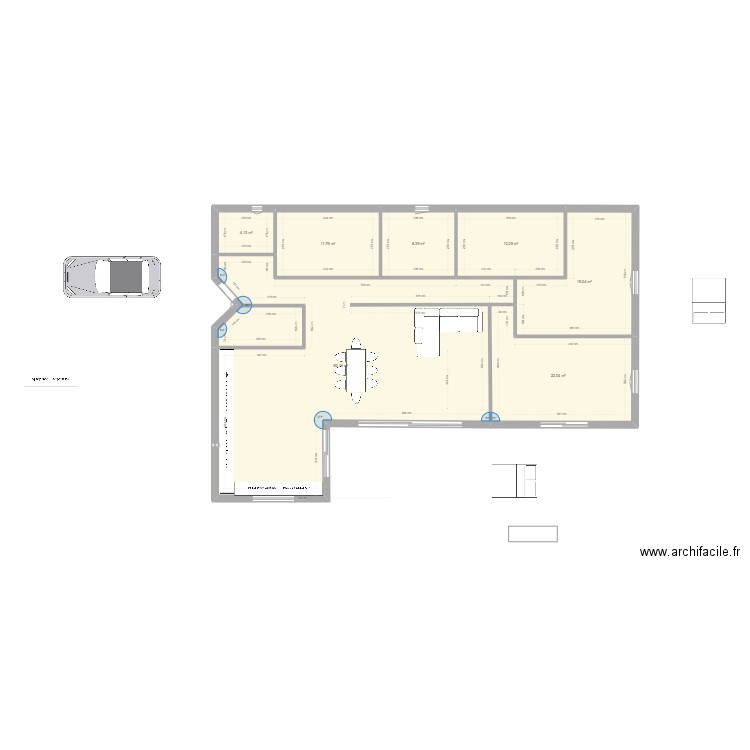 Bas cambo Gaindeguia2. Plan de 7 pièces et 160 m2