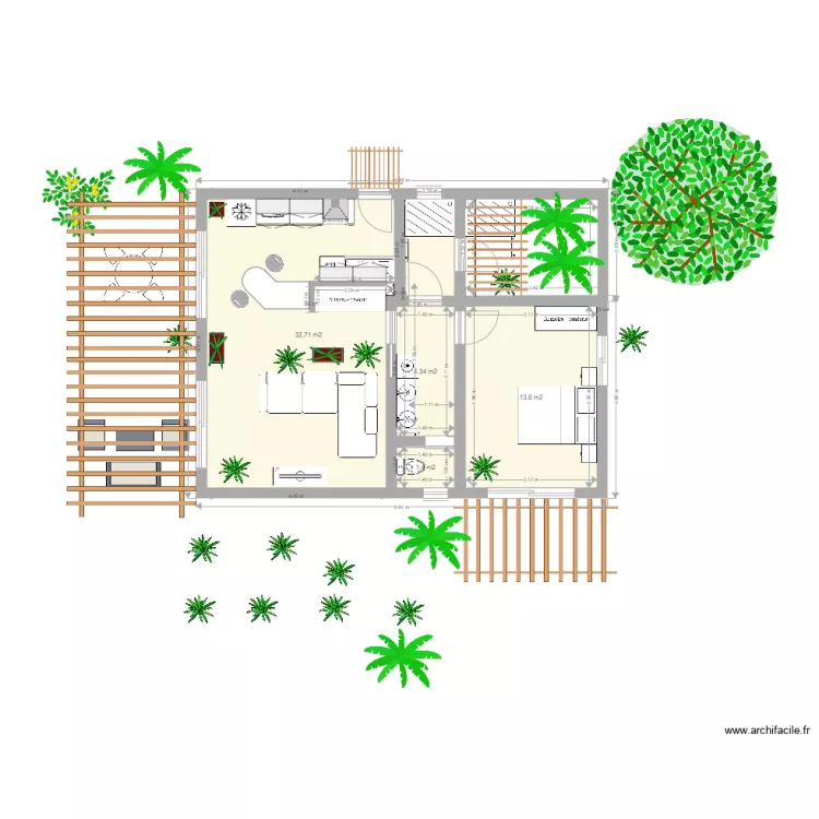 Studio Ianja V5. Plan de 