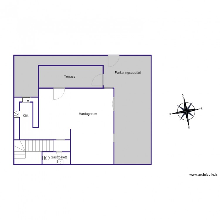 Calle luis gordillo plan 1. Plan de 0 pièce et 0 m2