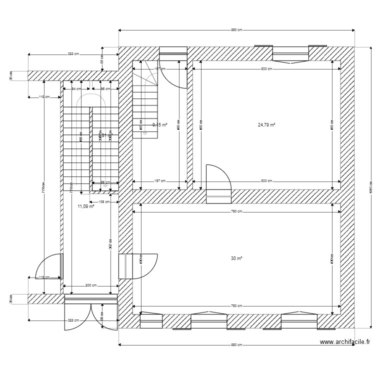 SAINT LAURENT RDC. Plan de 0 pièce et 0 m2