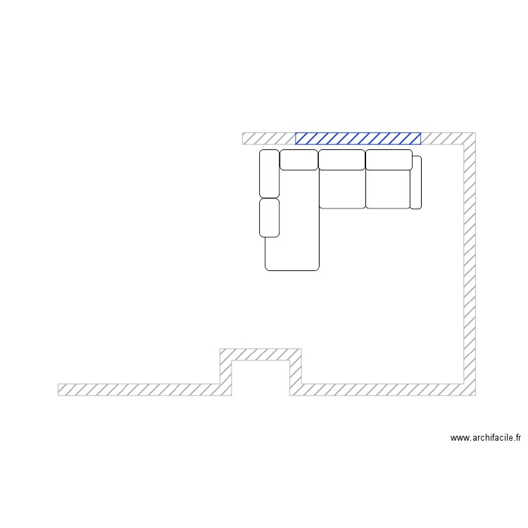 plan salon godard. Plan de 0 pièce et 0 m2