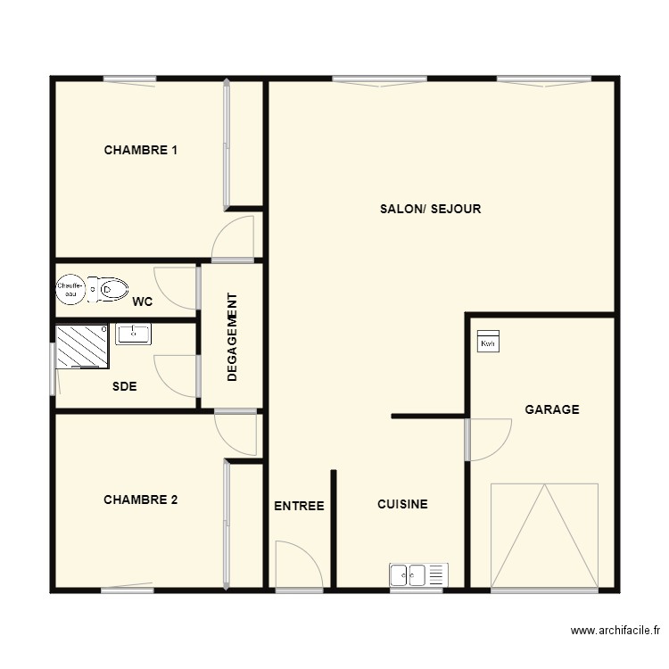 COTTIN. Plan de 0 pièce et 0 m2
