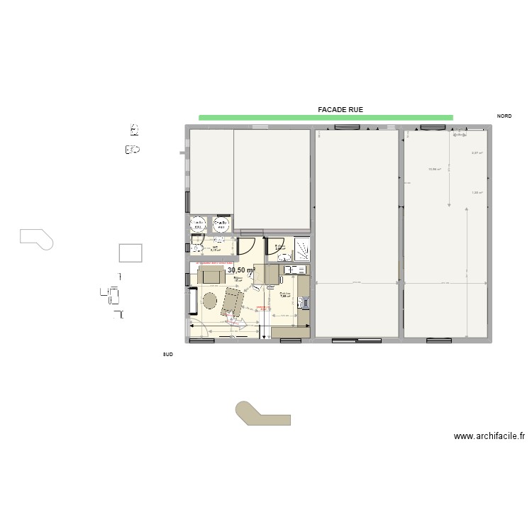 Yvrac SSOL Projet Révision sur studio sud ouest DER VERS. Plan de 0 pièce et 0 m2