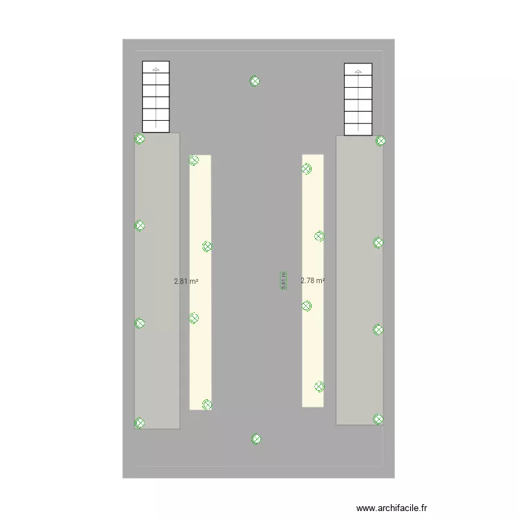 Hall va projecteur. Plan de 