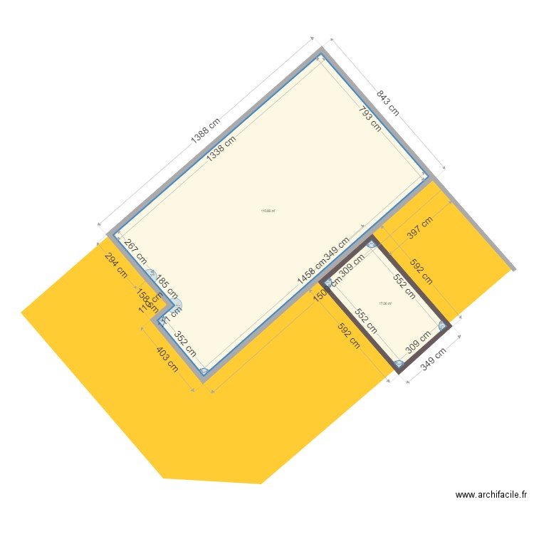 plans sans extension. Plan de 0 pièce et 0 m2