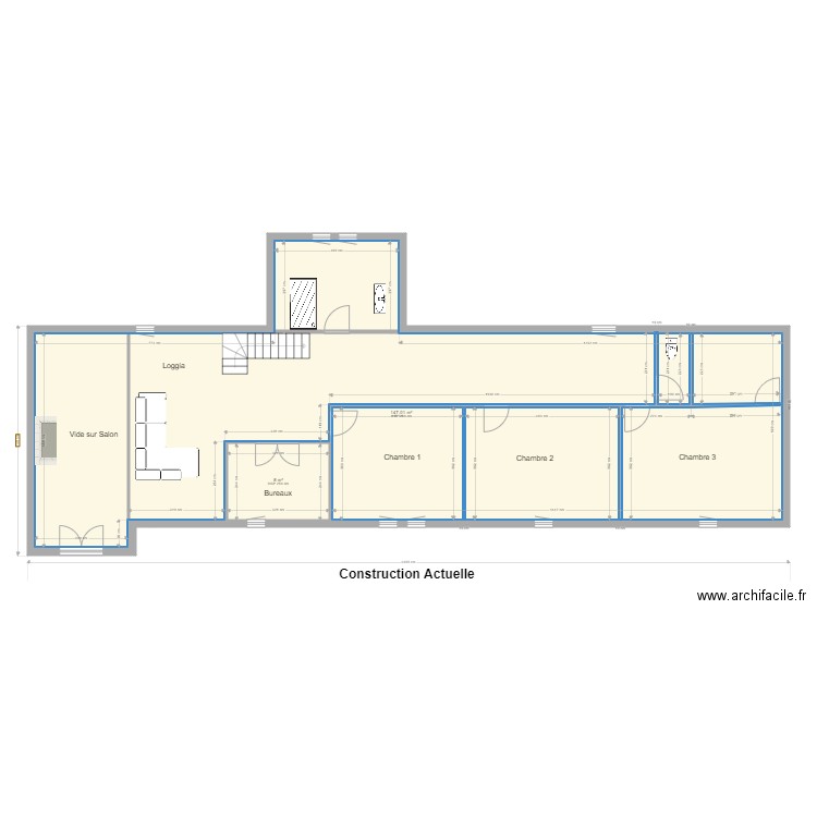 Plan des niveaux Étage Actuelle. Plan de 0 pièce et 0 m2