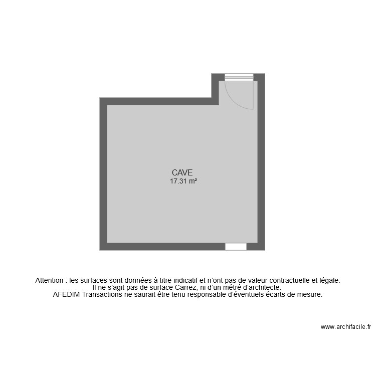 BI 6568 CAVE. Plan de 0 pièce et 0 m2