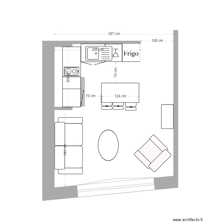 Clermont 1er étage cuisine dans cheminée sol 3 détail2. Plan de 0 pièce et 0 m2