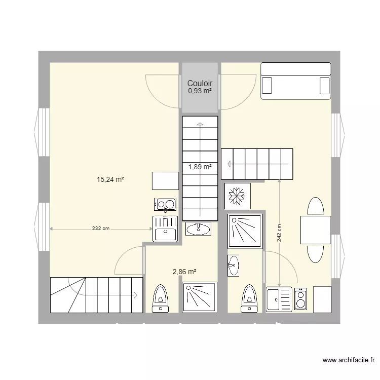 SAINT OUEN ETAGE N2. Plan de SAINT OUEN ETAGE N2. Plan de