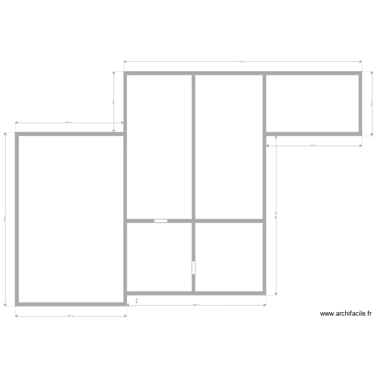 projet etage . Plan de 