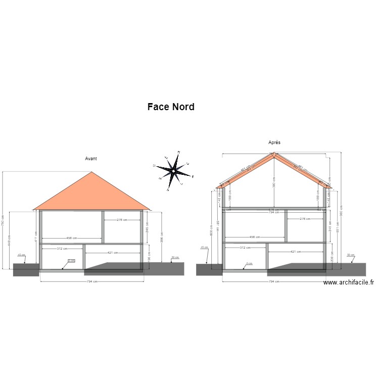 Plan de coupe2. Plan de 0 pièce et 0 m2