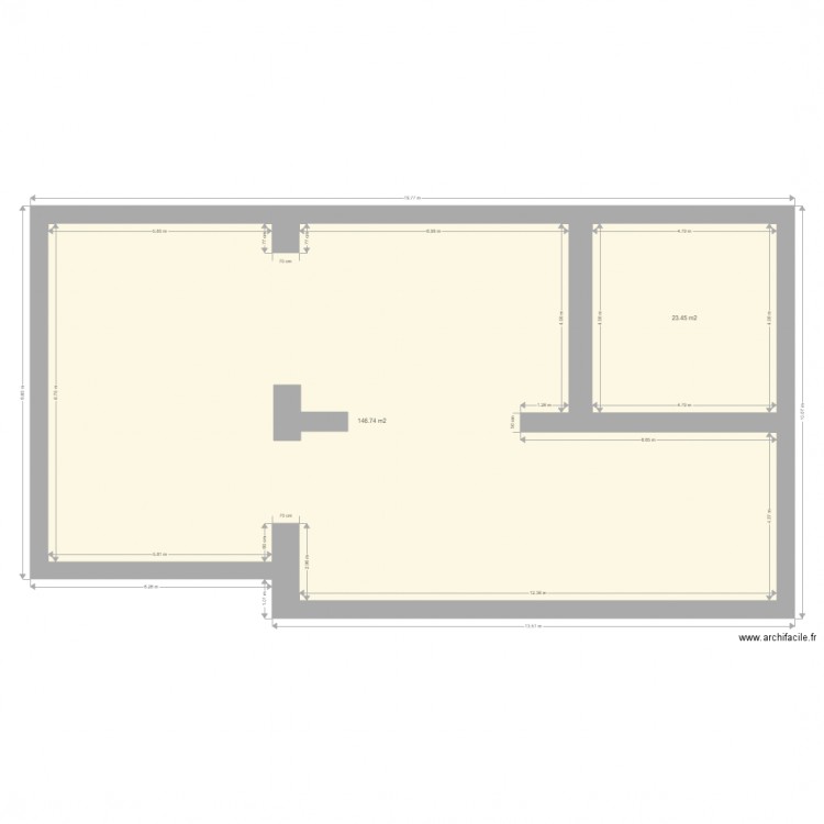 Auberge du pont. Plan de 0 pièce et 0 m2