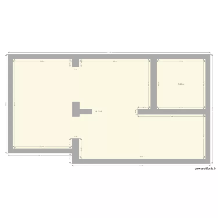 Auberge du pont. Plan de 