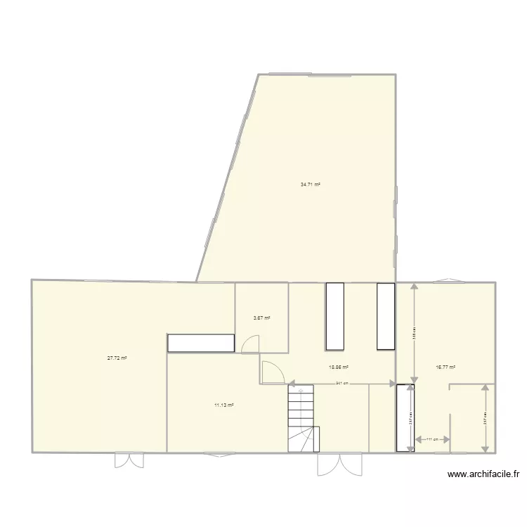 Maison Trezien Plan GAA. Plan de 