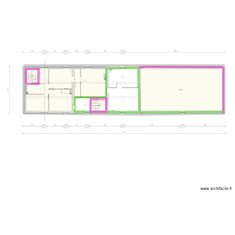 PLANPLAN3. Plan de 4 pièces et 176 m2
